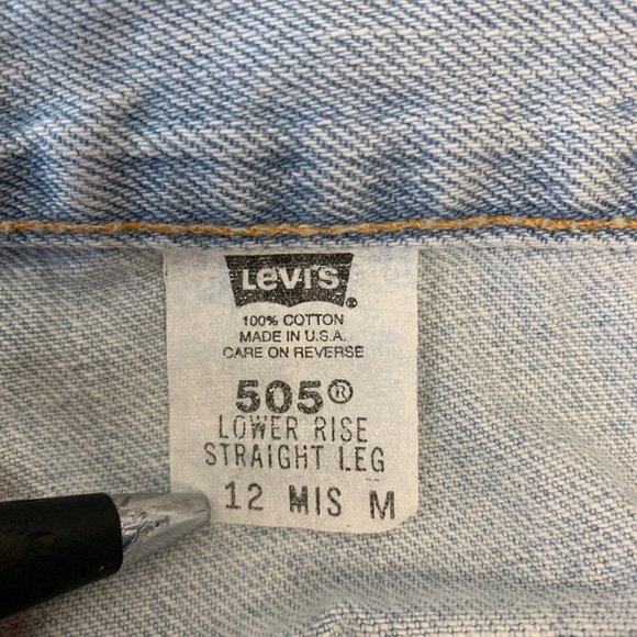 Vintage 505 Levi's USA Made 100% Cotton - Picture 7 of 10